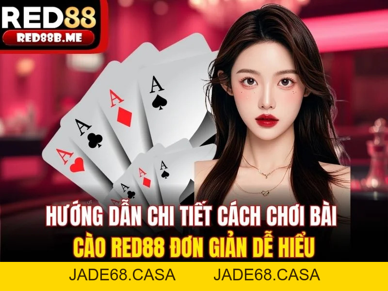 Bài Cào RED88 - Bí Kíp Đặt Cược Chuẩn Thắng Lớn Dễ Dàng - JADE68
